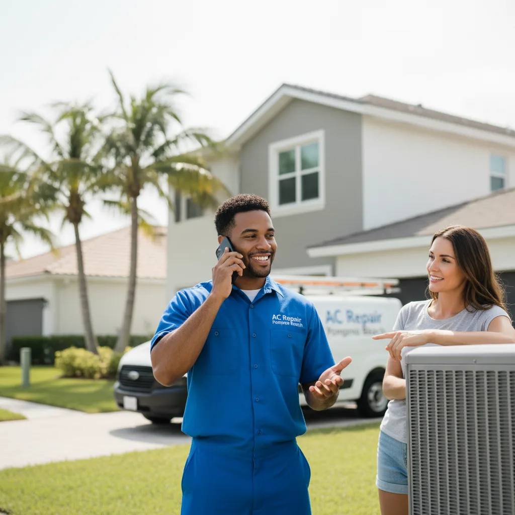 AC Repair Pompano Beach customer support in Darien